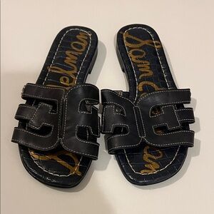 Sam Edelman Leather Slide Sandals